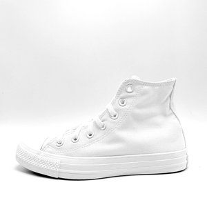 *NEW* Unisex CONVERSE Chuck Taylor ALL STAR HIGH TOP MONOCHROME WHITE